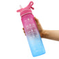 Plastic Spray Water Bottle