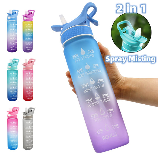 Plastic Spray Water Bottle